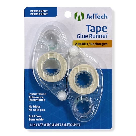 AdTech® Tape Glue Runner™ Refills, 2ct.